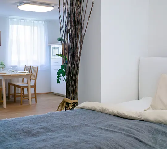 Familienapartment · Graz · bis zu 4 Personen  - Schlafzimmer mit Doppelbett